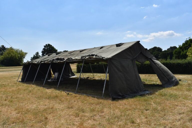 MILITARY TENTS - Variety of WWII era and postwar British Military tents.